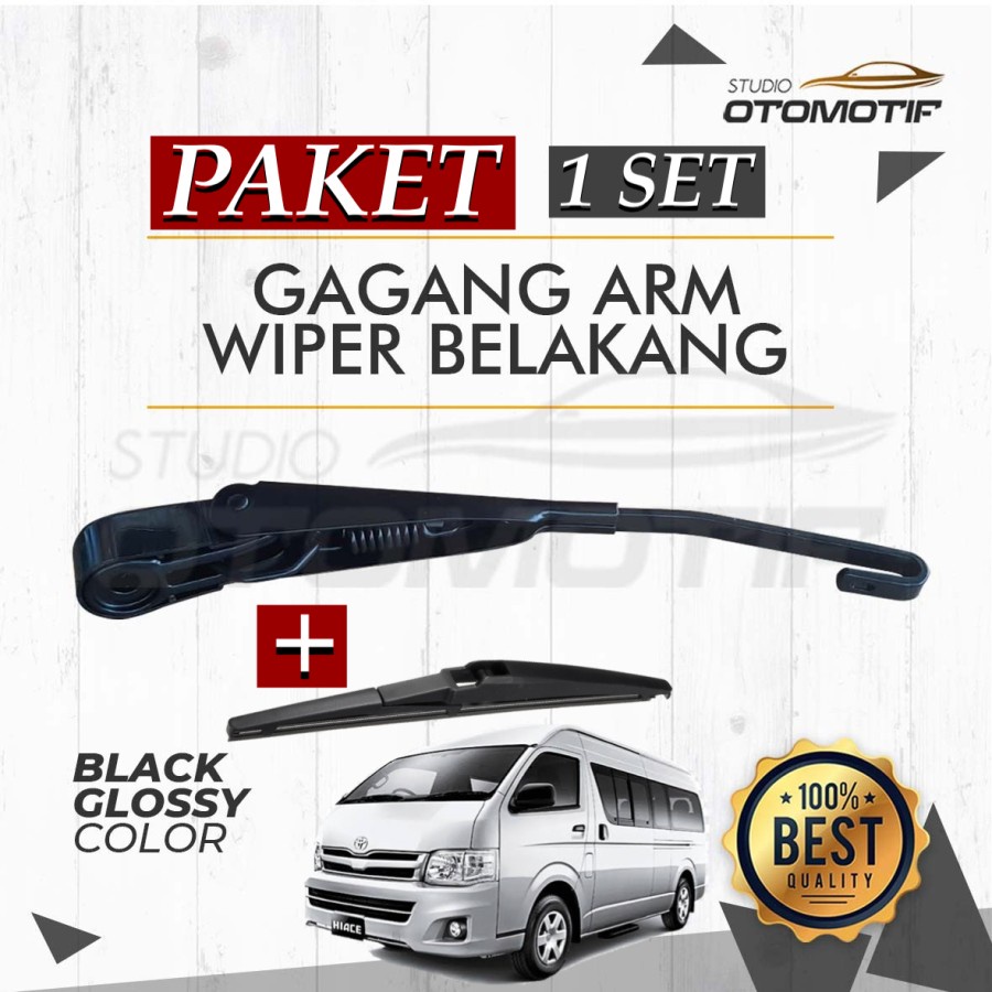 PAKET GAGANG WIPER BELAKANG TOYOTA HIACE 2012 ARM REAR WIPER HIACE