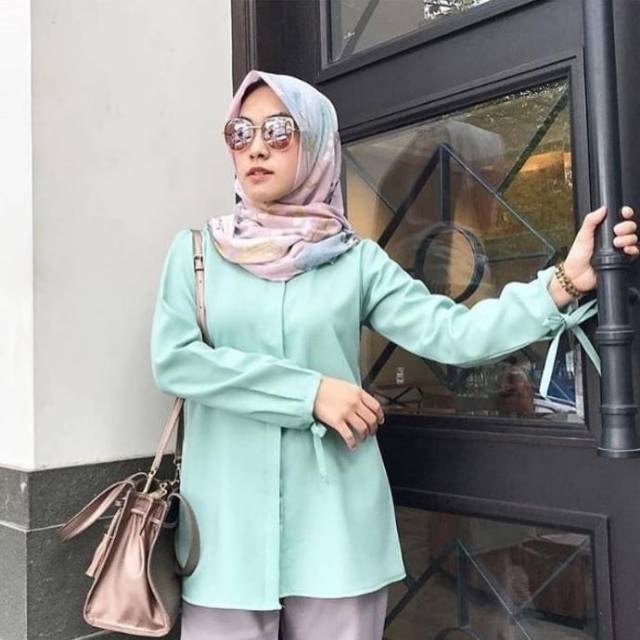 Model Baju Atasan Wanita Terbaru Murah Dan Berkualitas Original Desain Modern Ella04 Shopee Indonesia