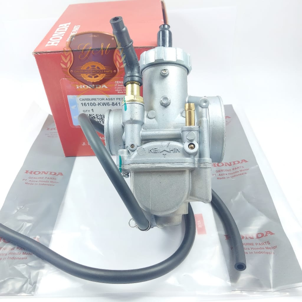 KARBURATOR KEIHIN HONDA NSR PE 28 KUALITAS ASLI ORIGINAL Langsam stabil tidak banjir mudah setting tarikan maut karbu carburetor CARBU KALBURATOR-3
