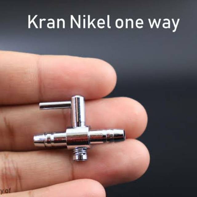 Kran Nikel 1 Cabang / 2 cabang (one way / two way) untuk Aerator Oksigen CO2 O2