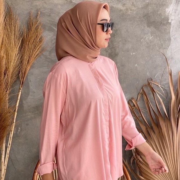 WOW-Maudy Shirt Blouse Wanita Rayon Premium