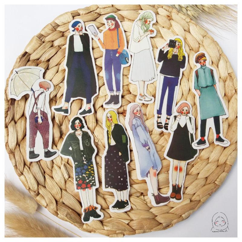 

Journal Sticker Aesthetic Girl Vol. 1