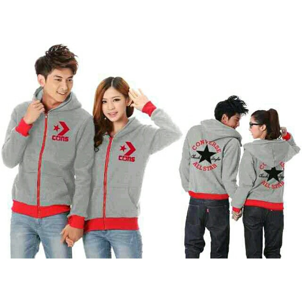 G CP JAKET CONVERSE02 jaket couple pasangan kembaran pra wanita model terbaru harga murah bagus te