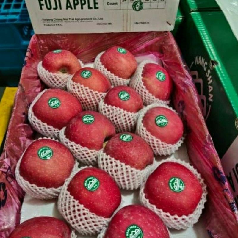 

Buah Apel Fuji Wangshan Fresh / 1 Dus / 9Kg