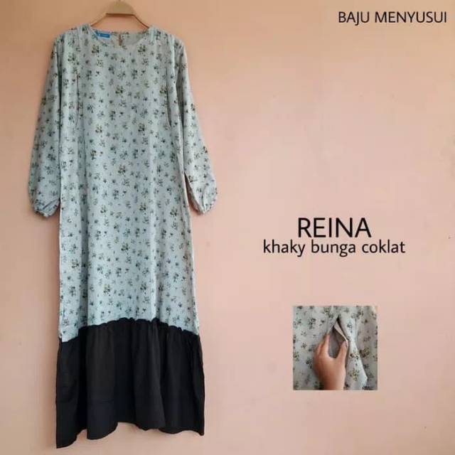 MAMIGAYA Gamis Menyusui REINA Dress Menyusui Nursing Wear