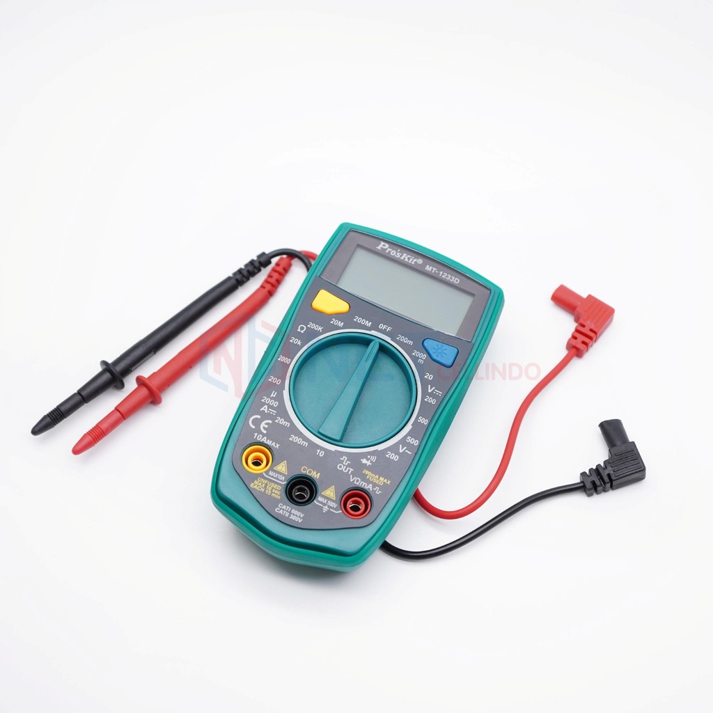 TOOL MULTITESTER DIGITAL PROSKIT MT-1233D