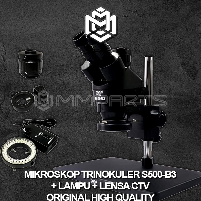 Mikroskop Trinokuler 99P S500 B3 / Microscope Trinocular S500 B3 / MICROSCOPE STERE0O TRINOKULAR S50