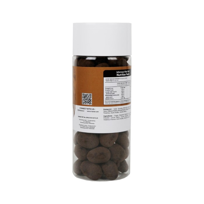 

COKELAT- D'LANIER ALMOND TIRAMISU WITH MILK CHOCOLATE - 300 GR (LARGE JAR) -COKELAT.