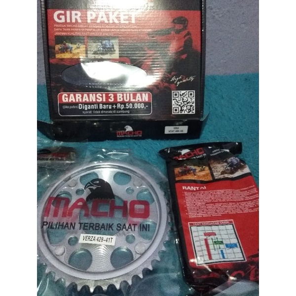 GEAR SET VERZA / MP NEW/ CB150 / CBR150