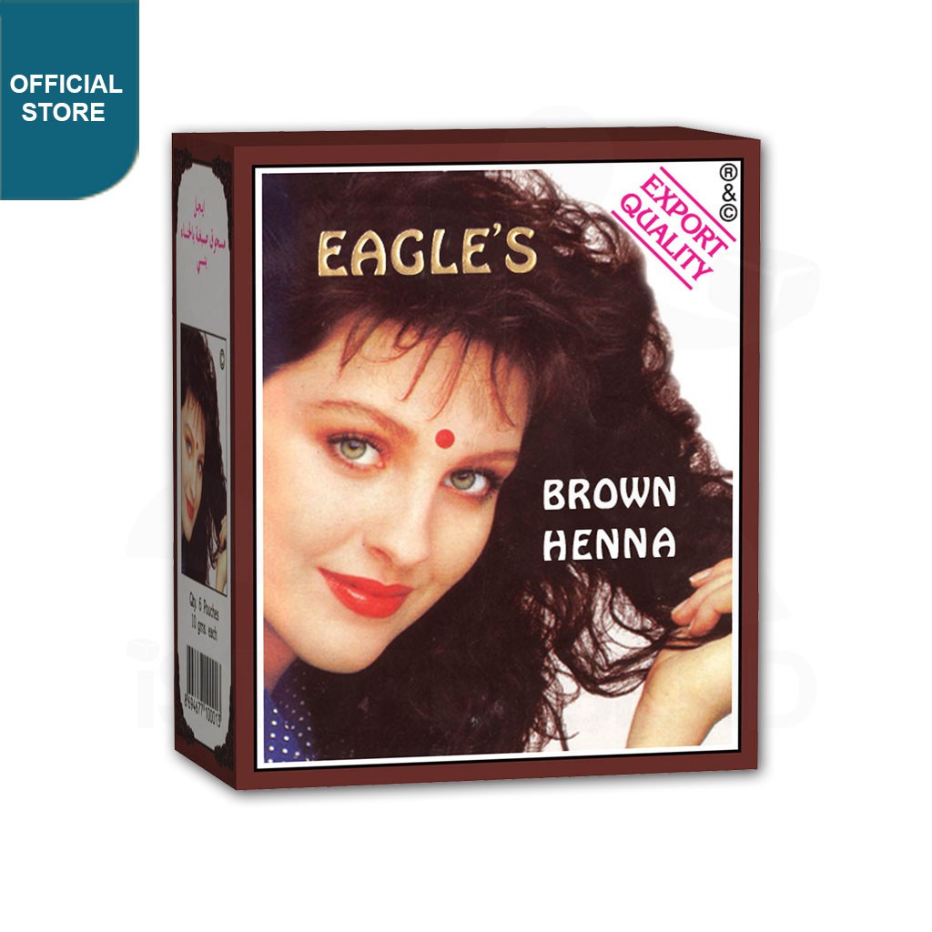 EAGLE Natural Organic EAGLES HENNA Dan Cat Pewarna Rambut 2in1