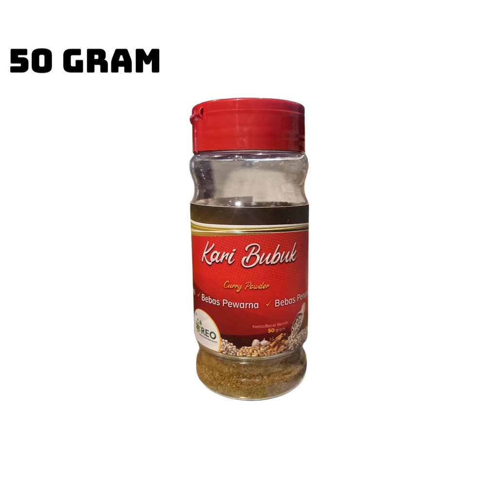 Bubuk Kari Botol / Kare Cap REO 50 Gram - Eceran