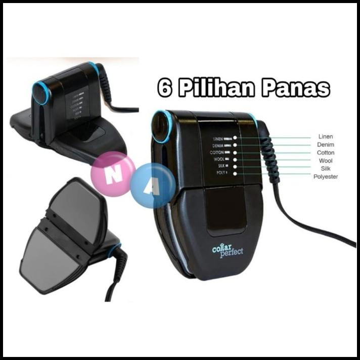 Setrika Mini Portable Iron Collar Perfect / Strika Lipat Travelling