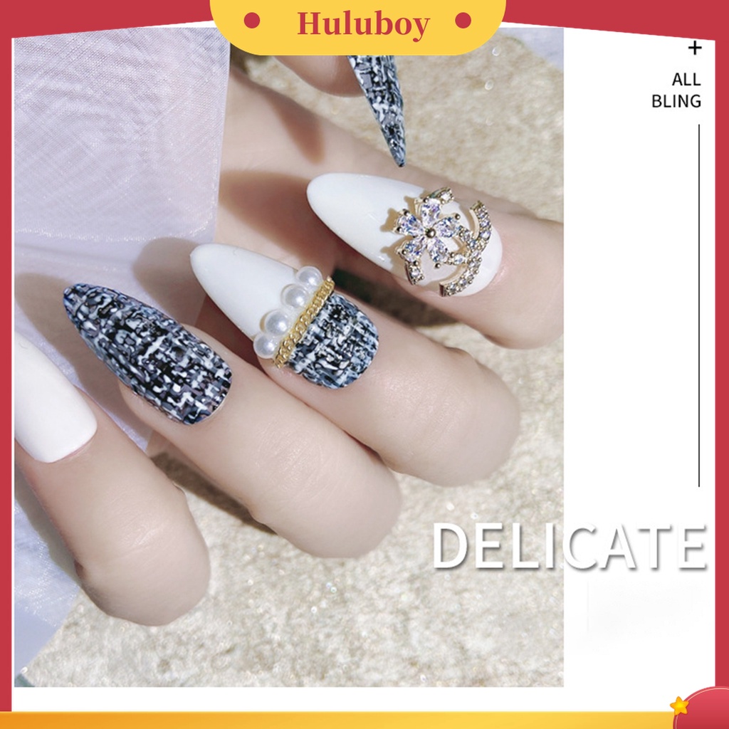 Huluboy Huluboy♡ Aksesoris Dekorasi Nail Art 3D Anti Jatuh Untuk Manicure