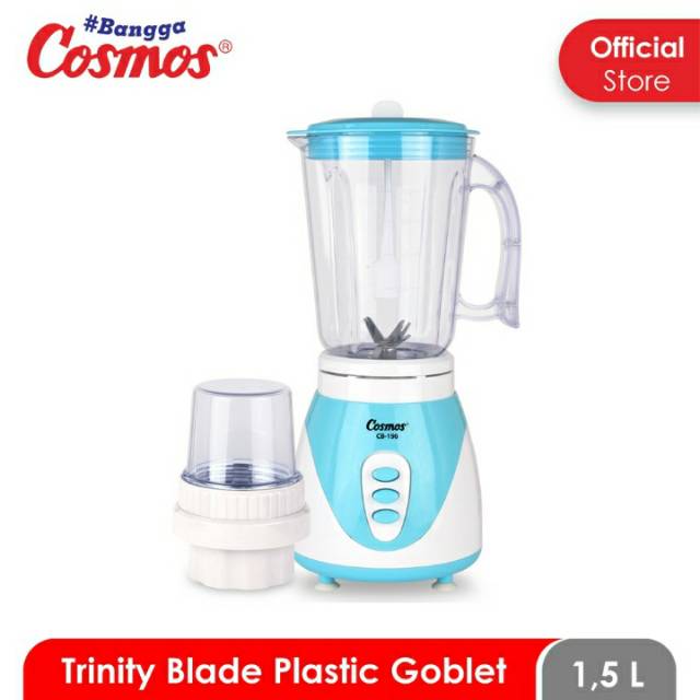 COSMOS Blender 2 Tabung Plastik 1.5 Liter CB 190 - Garansi 1 Tahun