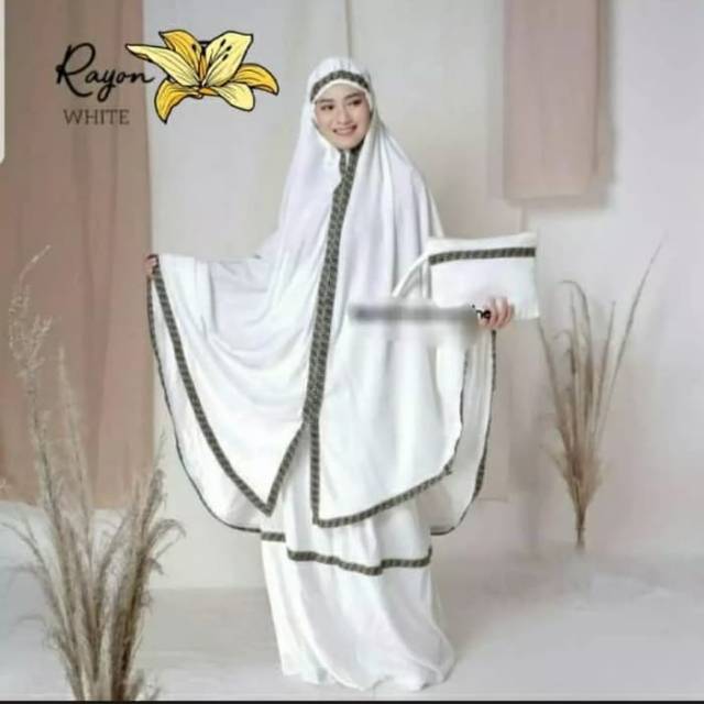 Mukena alista rayon premium best seller