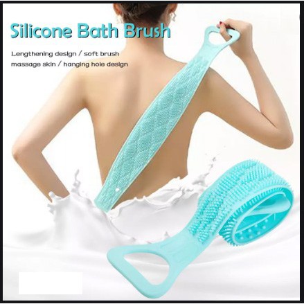 Silicone bath towel | silicone brush beli 1 dapat 3