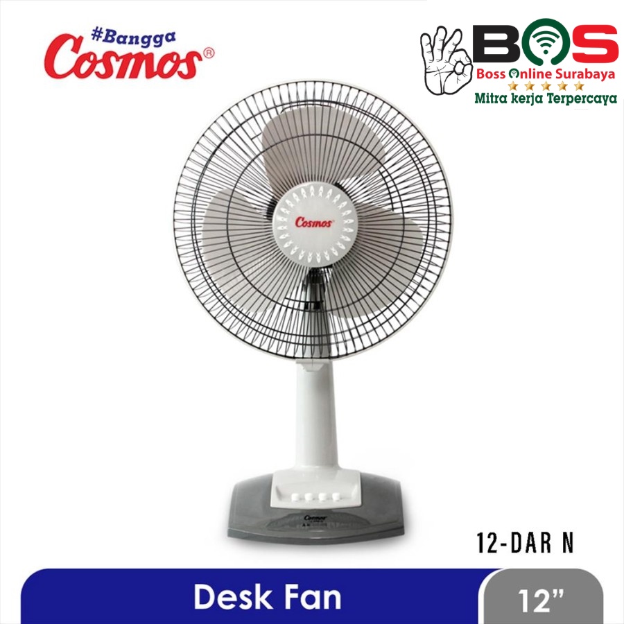 Desk Fan Cosmos 12-DAR N Kipas Angin Meja Cosmos 12 DAR N
