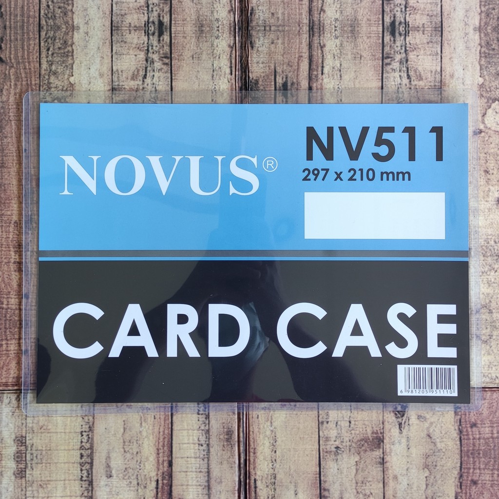 1 PCS Card Case Novus NV511 297x210mm HARD - Glue Card -Name Tag Tebal - Tempat ID Card Landscape