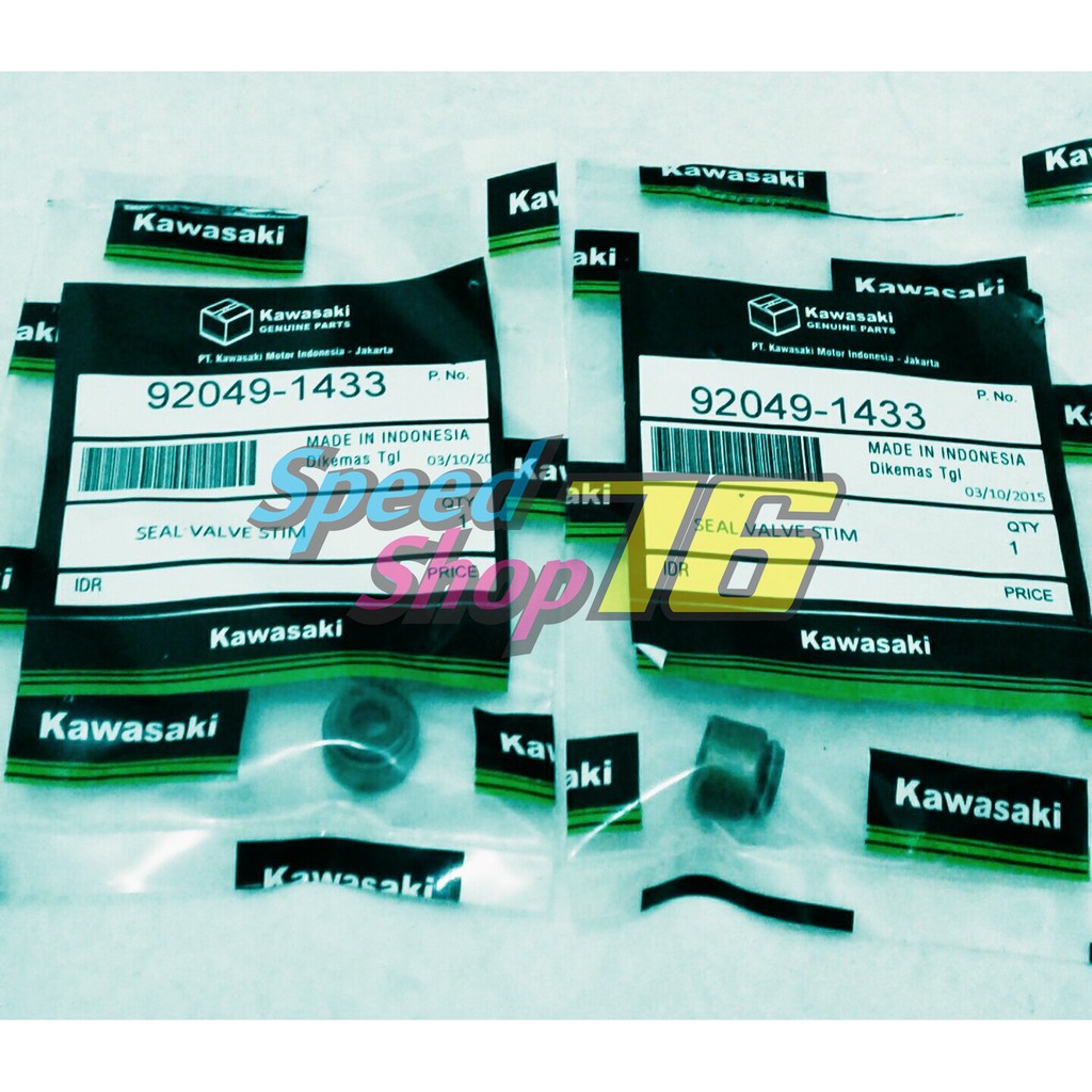 SP76 1 SET SEAL SIL KLEP KAZE R KAWASAKI ZX 130 ORI KAWASAKI