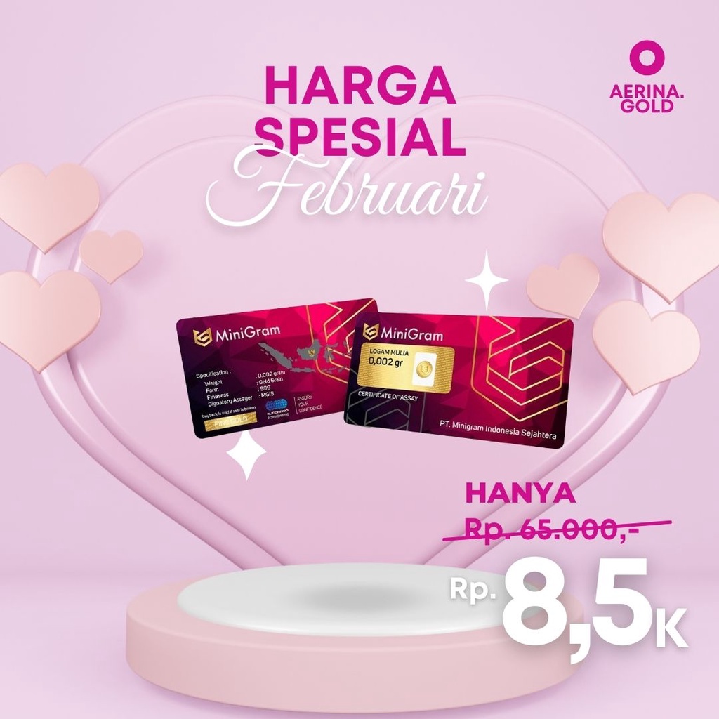 baby gold 0,005gr emas minigold bisa tukar antam-miniram 0,002gr