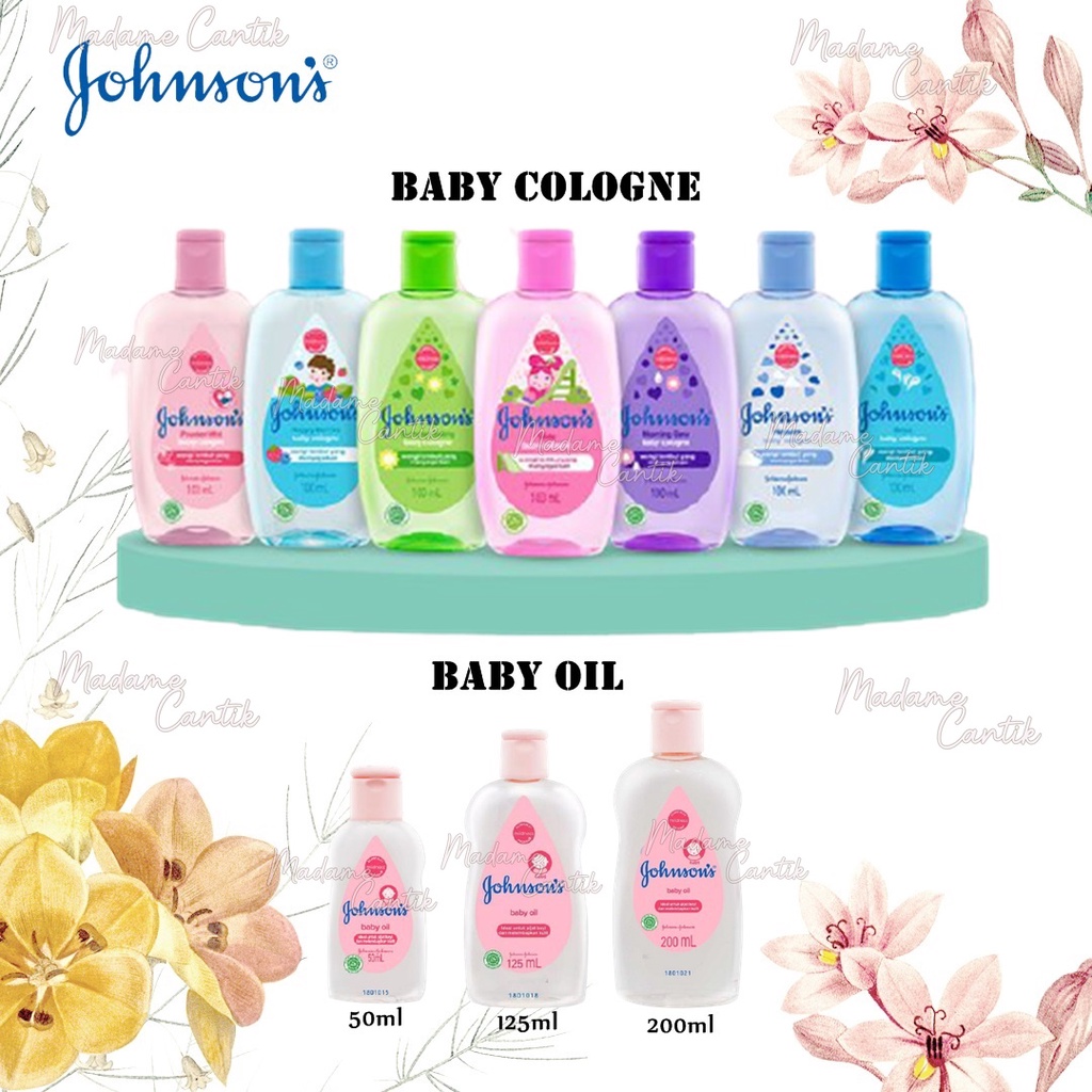 ✿ MADAME ✿ JOHNSON'S BABY COLOGNE CREAM OIL PARFUM CREAM MINYAK BAYI JOHNSON BPOM