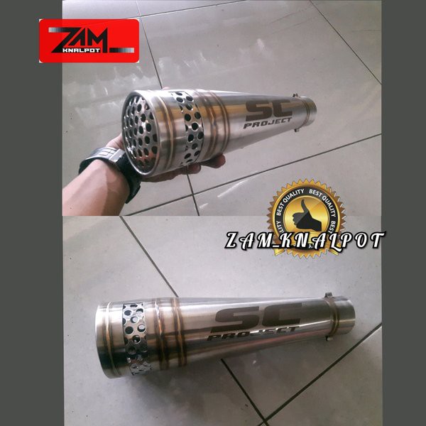 Knalpot Racing SC PROJECT Sarang Tawon Jaring Silincer Only atau Tabung Saja