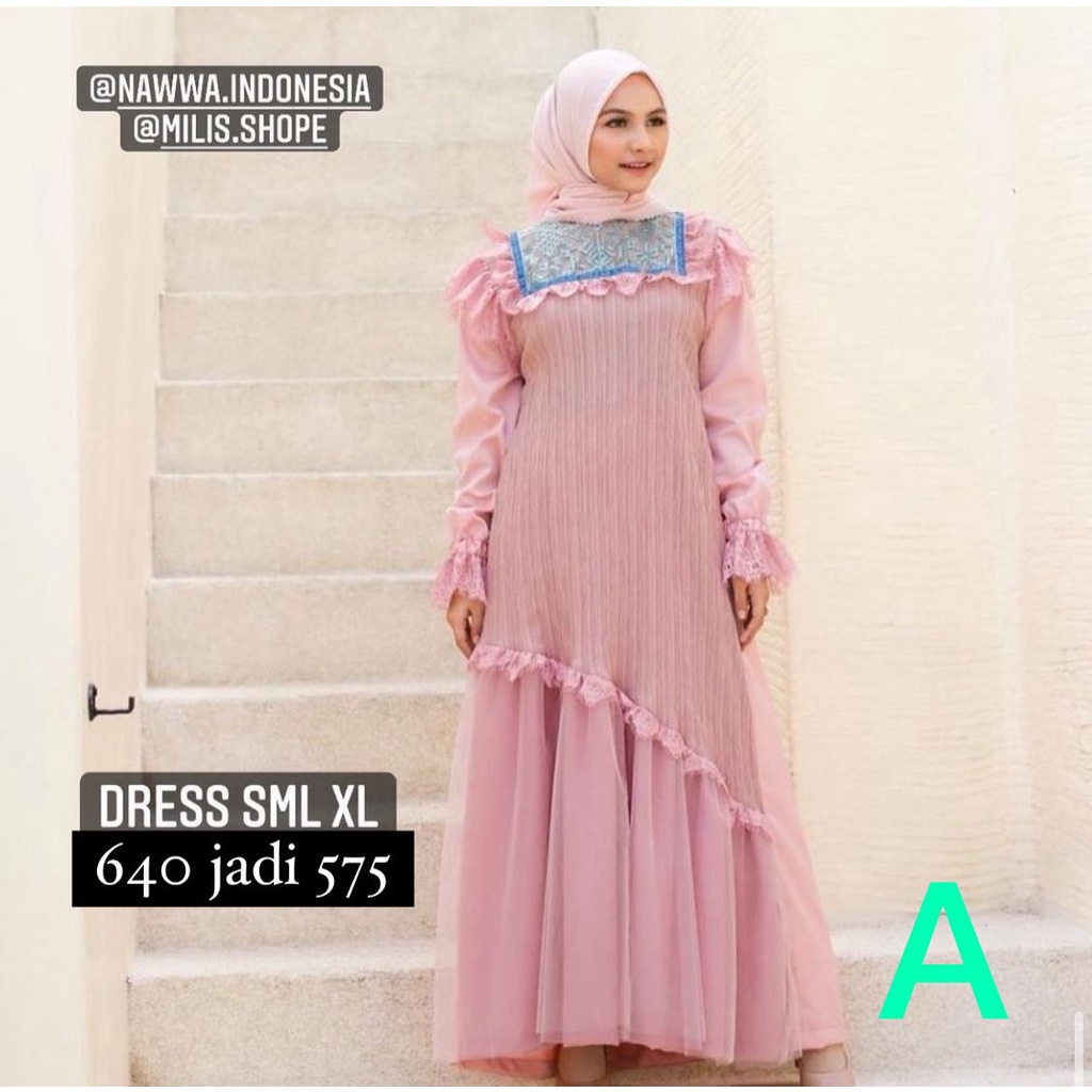 SALE nawwa ORIGINAL/ DISKON nawwa DRESS