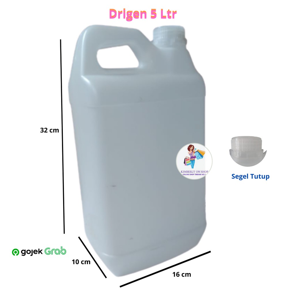 Drigen / Jerigen 5 Liter KHUSUS GOJEK / GRAB