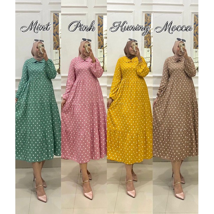 Midi Dress Polka