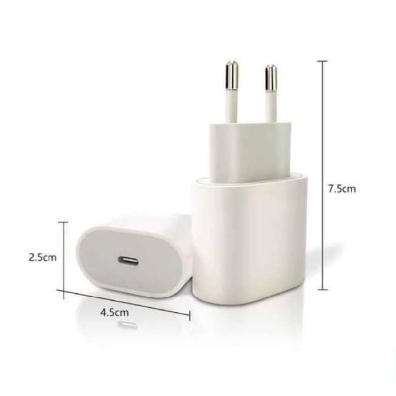 Batok Charger / Kepala Charger Lightning 25W Adaptor Fast Charging USB C