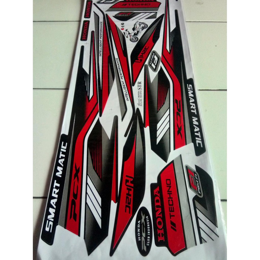 Aksesoris Striping Stiker Lis Variasi Motor Honda Pcx 150 - 6