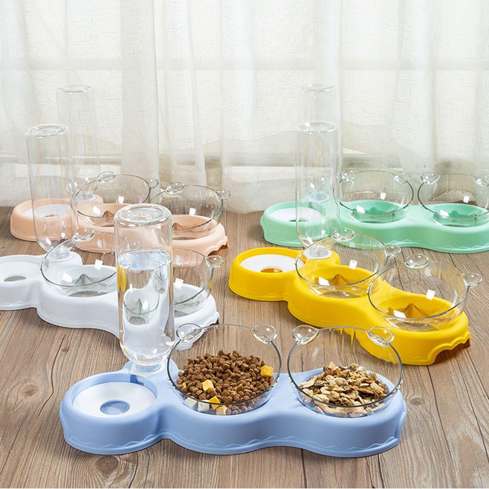 Solighter 3in1 Bowl For Pet New Dry Wet Depart No-Spill Botol Minum Otomatis