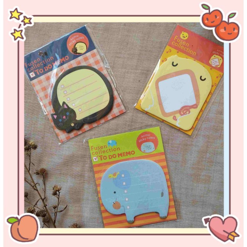 

Sticky Note / Memo Mini Animal Character