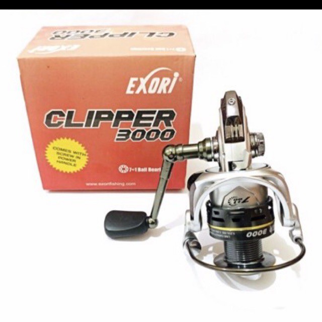 Reel | Spinning EXORI CLIPPER | Power Handle | 7+1BB