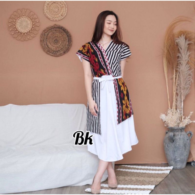 DRESS ANDIN ,Dress batik andin ,Dress gisel ,dress viral ,VIRAL DRESS