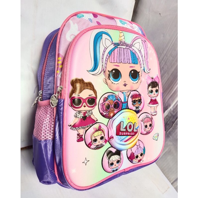 Tas import  anak cowok dan cewek Lol, kuda pony, kapten Amerika,,transformer