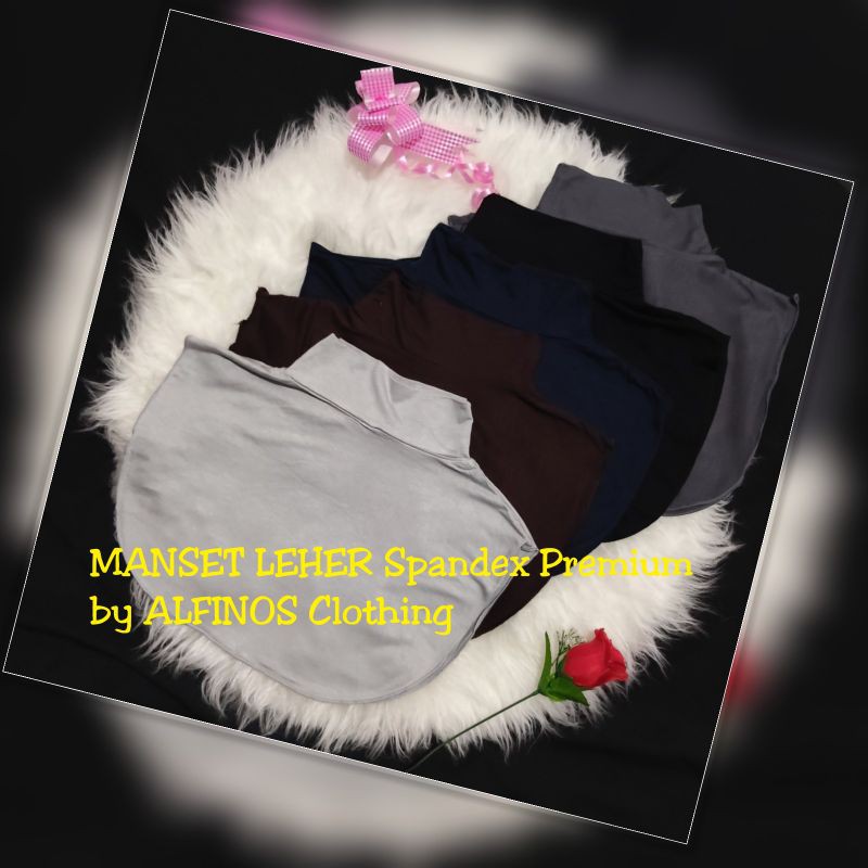 Manset Leher | Manset Leher Hijab | Iner Leher Hijab | Manset Leher Premium | Mangset Leher