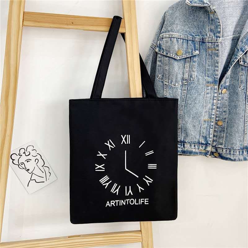 TA01 [DIKIRIM DARI JAKARTA] TOTEBAG KANVAS JAKARTA IMPORT DAILY SERIES (COD Jakarta)