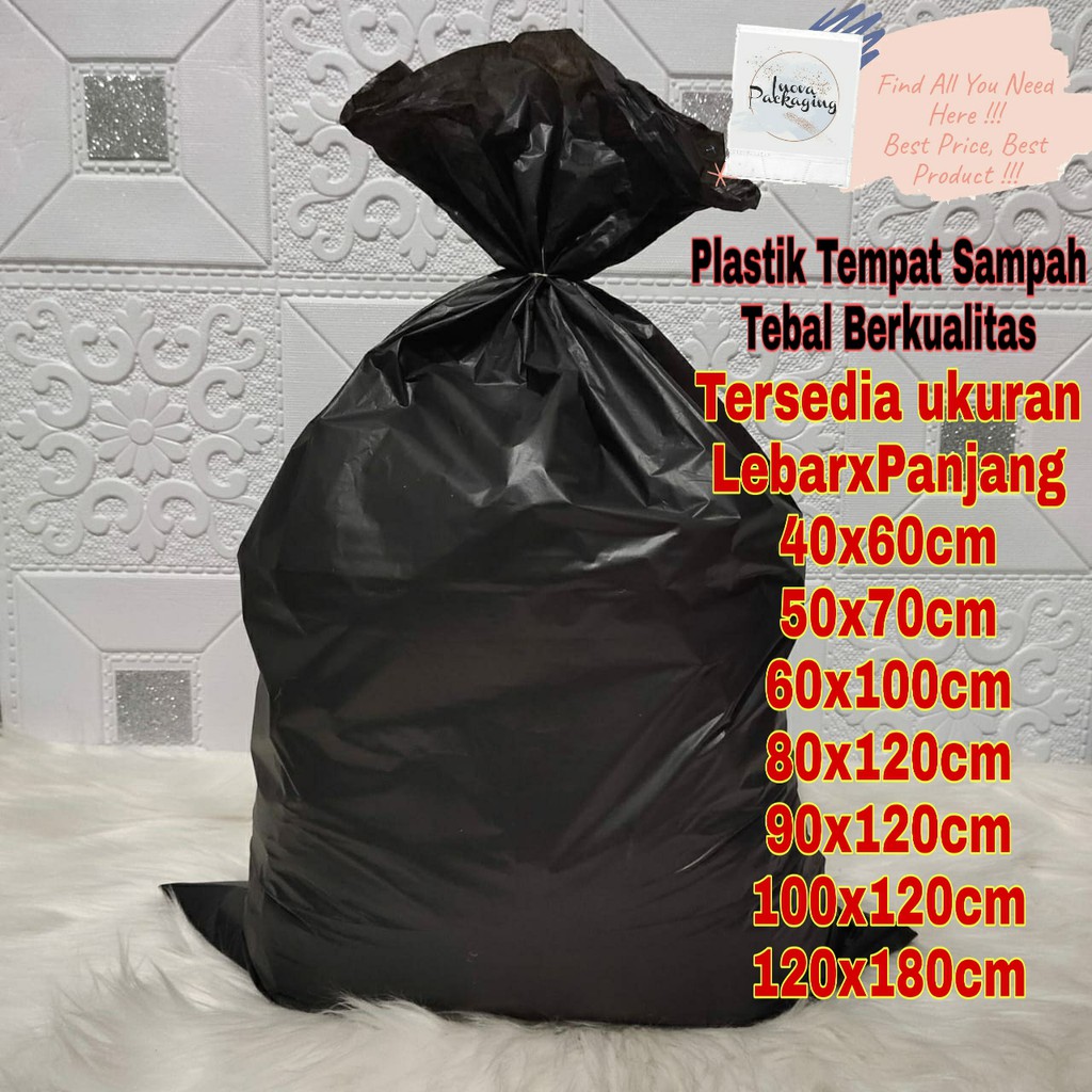 Jual Kantong Plastik Sampah 120 X 180 Cm Trash Bag Tempat Sampah Plastik Indonesiashopee 5421