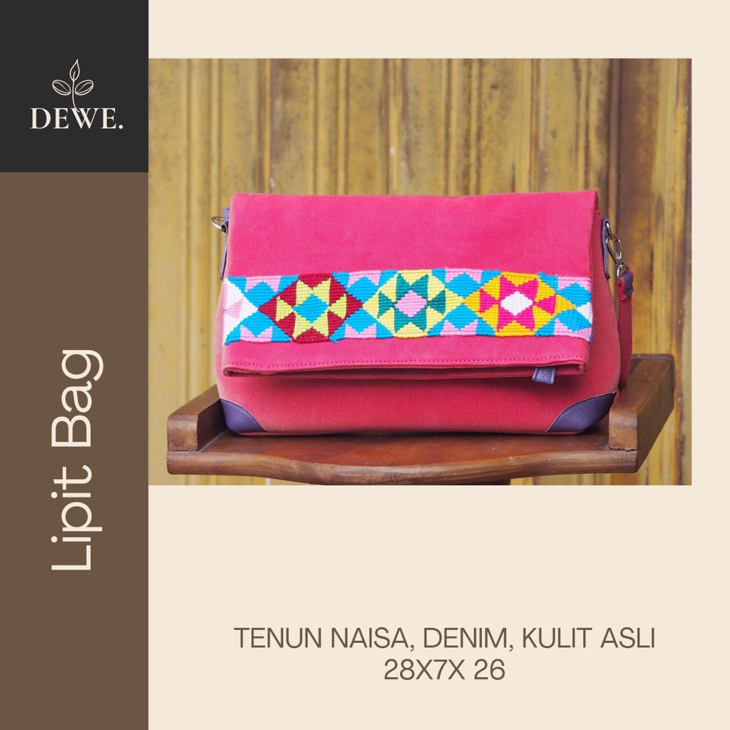 TAS ETNIK SELEMPANG WANITA  TENUN NAISA NTT LIP