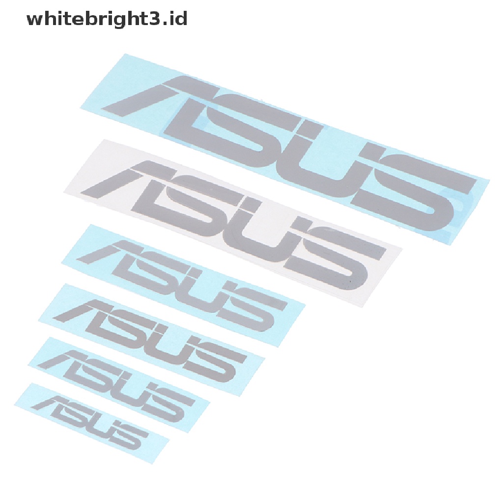 (whitebright3.id) Stiker Logo Asus Laptop DIY Bahan Metal