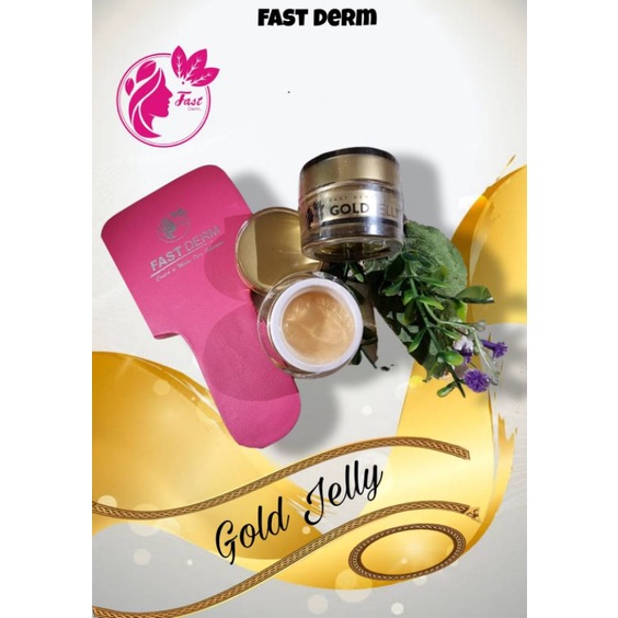 GOLD JELLY FAST DERM ORIGINAL SKINCARE BPOM MURAH BERKUALITAS