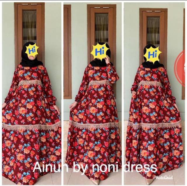 DASTER ARAB NONI AINUN BY NONI DRESS ORI