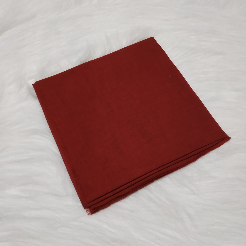 TERMURAH SAUDIA / Segiempat ORIGINAL SAUDI/ JILBAB RAWIS /JILBAB KATUN/jilbab murah-Maroon