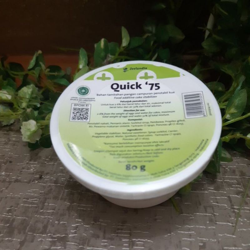 

zeelandia Quick 75 100gr repack dlm cup
