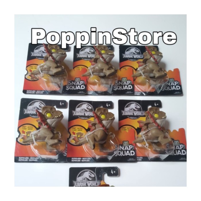Jurassic World Snap Squad Dilophosaurus Dino Rare murah Berkualitas