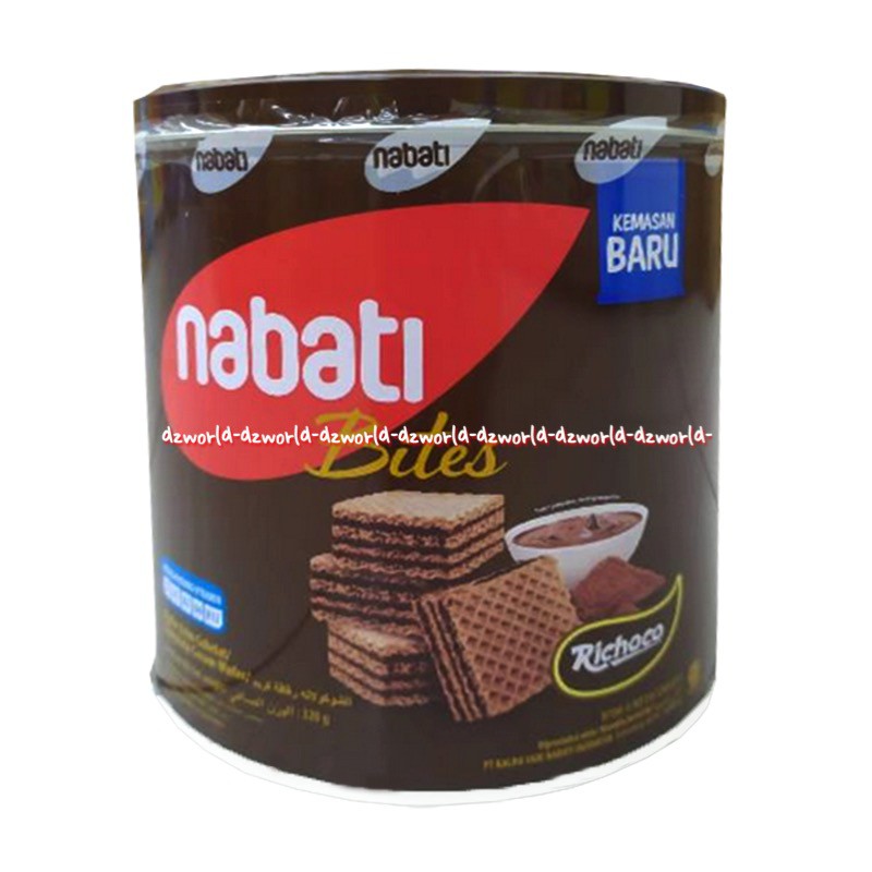 Richeese Nabati Bites 320gr Pink Lava Wafer Richoco Waffer Kaleng Strawberry Coklat Ricis Riches