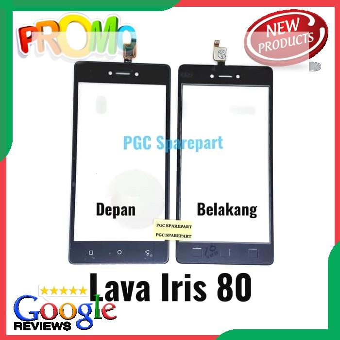 SPAREPART HP ORIGINAL TOUCHSCREEN LAVA IRIS 80 LAYAR SENTUH TS LAVAIRIS TERLENGKAP