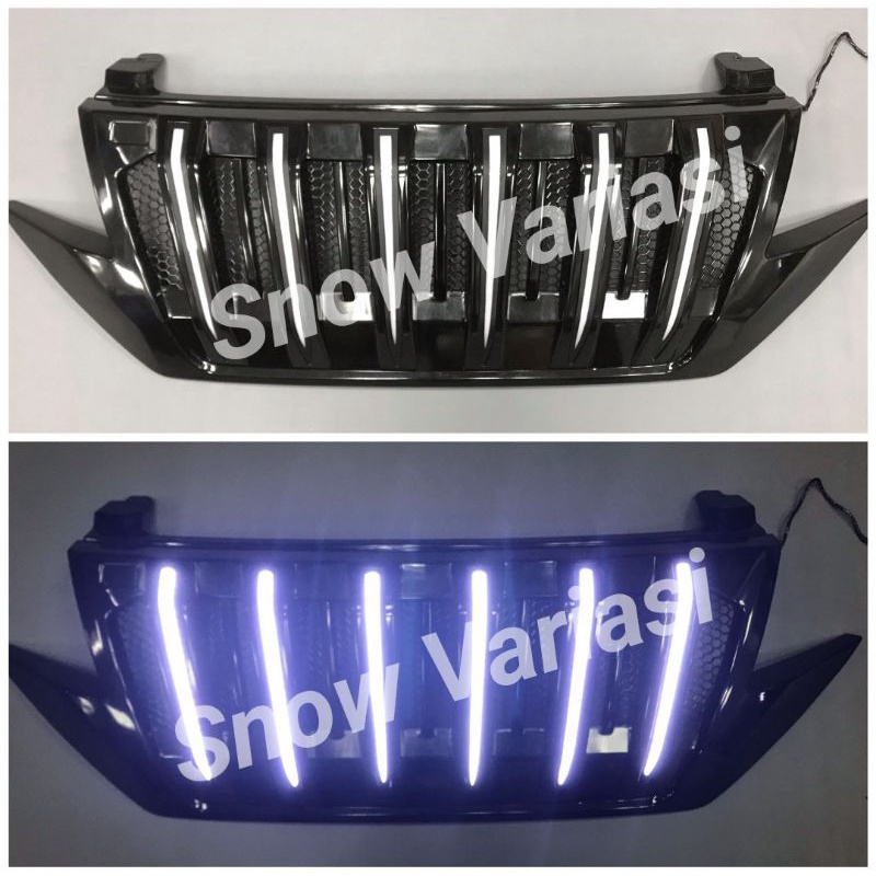 Grill Bumper Depan All New Rush Terios 2018 2020 2022 2023 UP Appolo Hitam Lampu LED