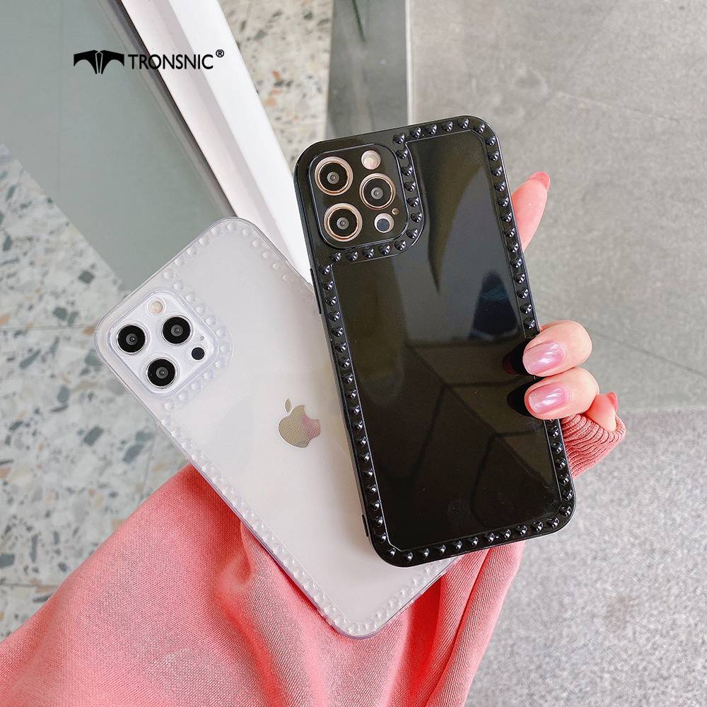 Soft Case Motif Dots Warna Merah Hitam Glossy Untuk Huawei P20 Pro 30 Pro 30 Lite 40 Pro +